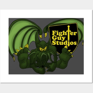 Fighter Guy Cthulhu Posters and Art